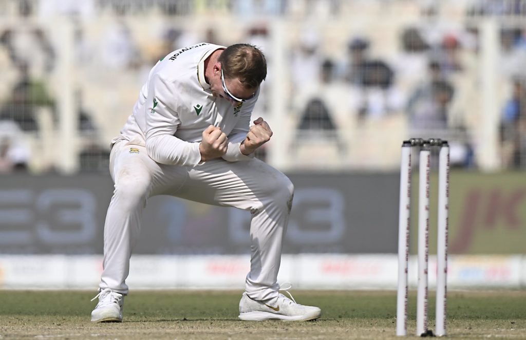 Simon Harmer 15 November 2025 Prakash Singh Getty Images