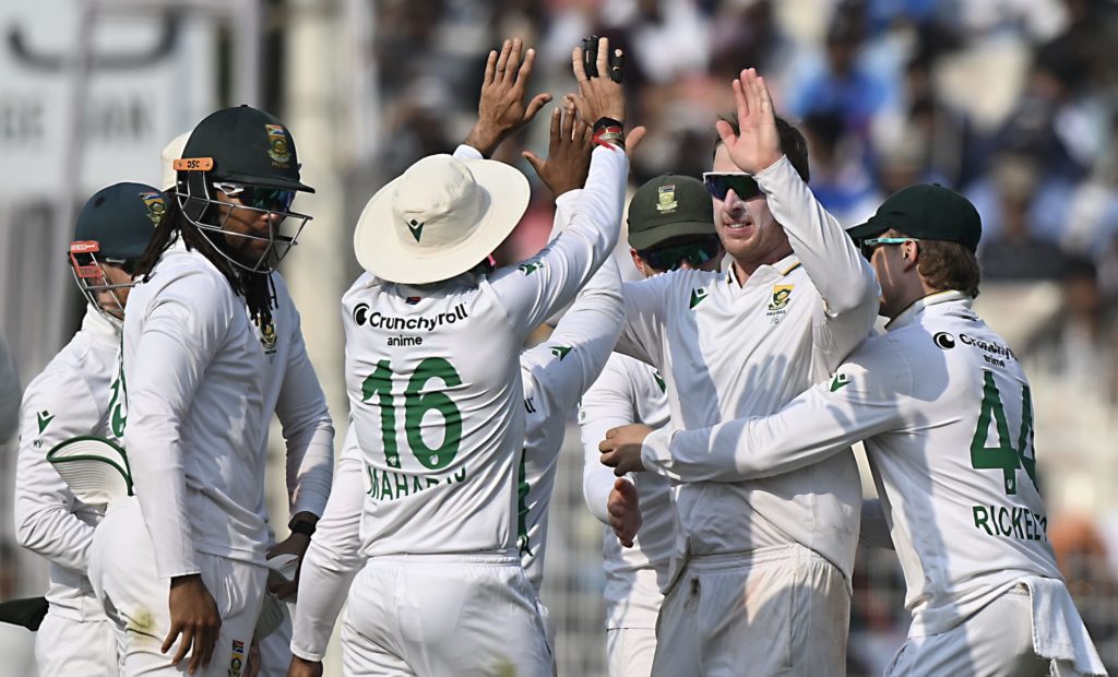 Simon Harmer wicket 16 Nov 2025 Prakash Singh Getty Images