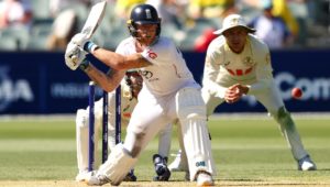 ADELAIDE, AUSTRALIA - DECEMBER 18: Ben Stokes of England bats during day two of the Third Test Match in the 2025-26 Ashes Series between Australia and England at Adelaide Oval on December 18, 2025 in Adelaide, Australia. (Photo by Robert Cianflone/Getty Images)