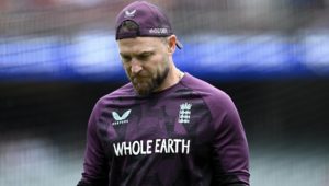 Brendon McCullum dejected 21 Dec 2025 Gareth Copley Getty Images