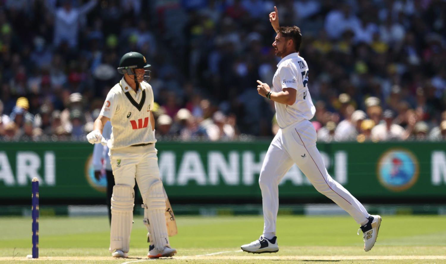 Josh Tongue Marnus Labuschagne 27 December 2025 Robert Cianflone Getty Images