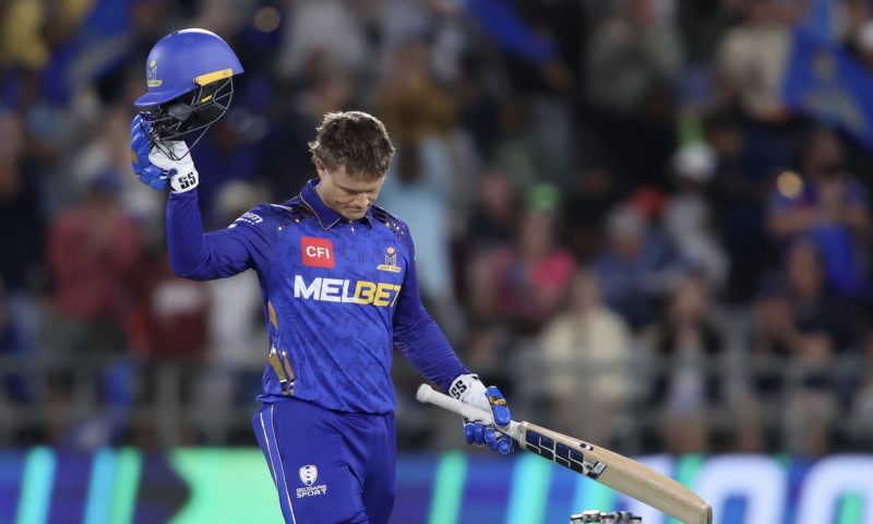 Ryan Rickelton century 26 December 2025 Shaun Roy Sportzpics