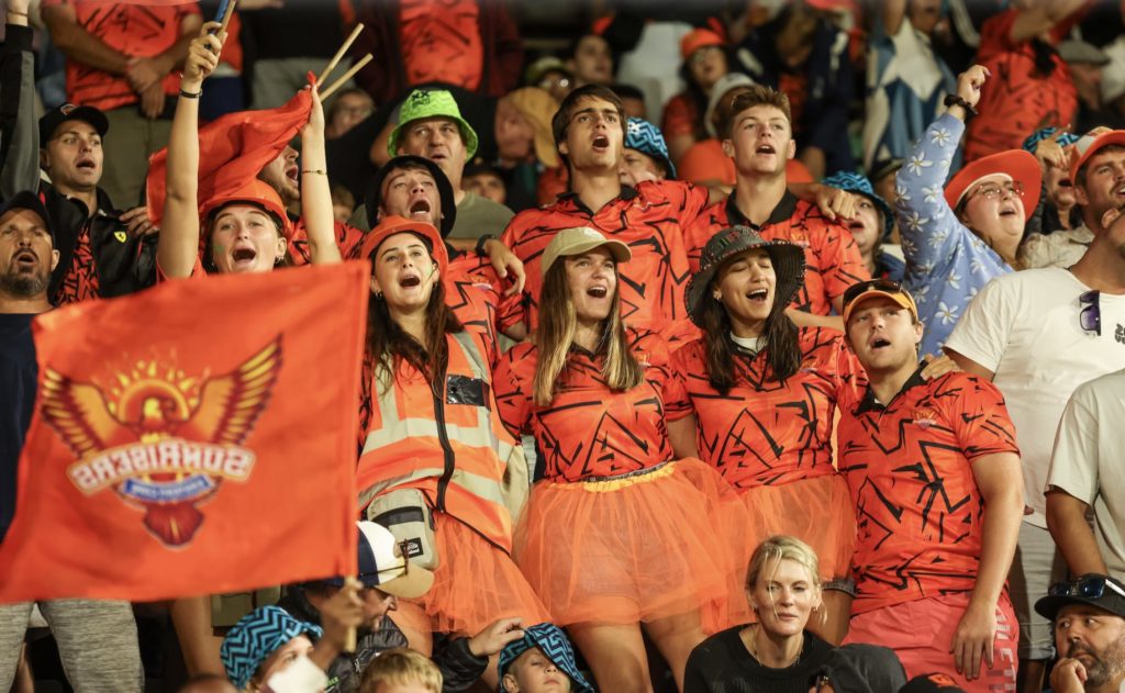 Sunrisers fans Orange Army 29 December 2025 Carl Fourie SA20