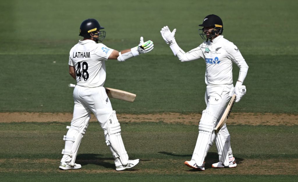 Tom Latham Devon Conway 18 Dec 2025 Hannah Peters Getty Images