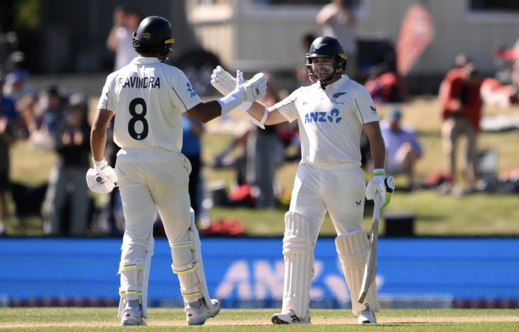 Tom Latham Rachin Ravindra 4 Dec 2025 Joe Allison Getty Images