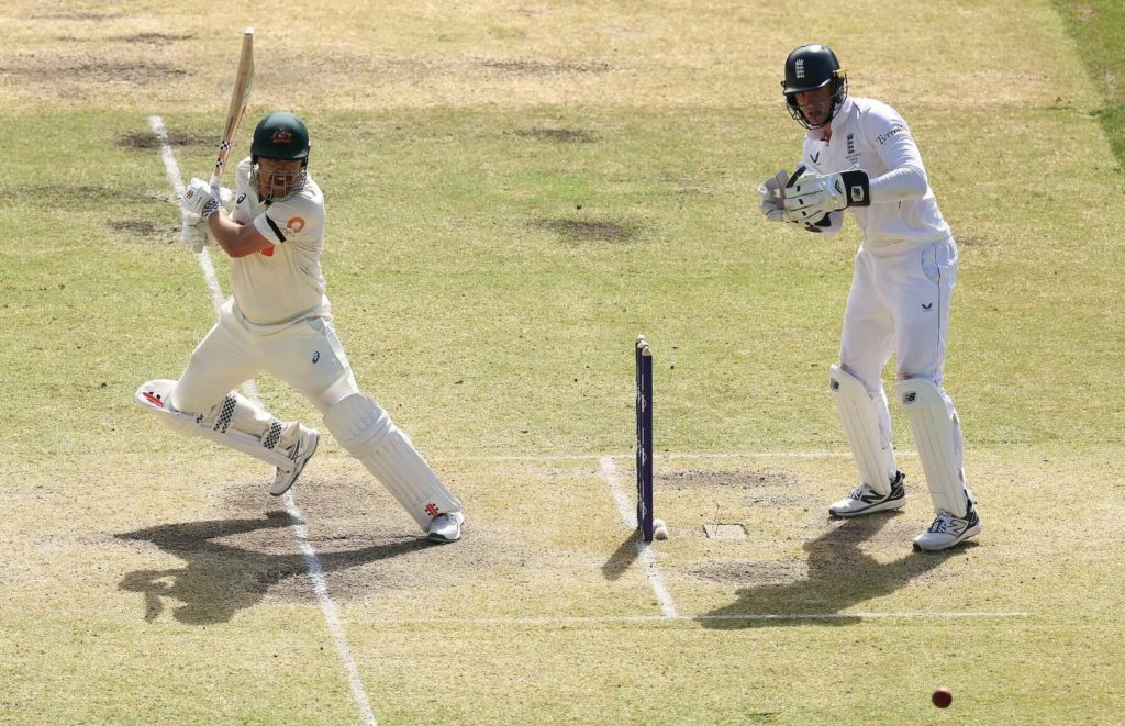 Travis Head bats 19 Dec 2025 Robert Cianflone Getty Images