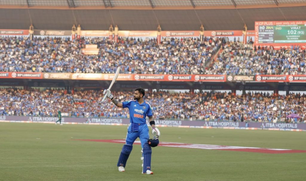 Virat Kohli crowd 3 Dec 2025 BCCI