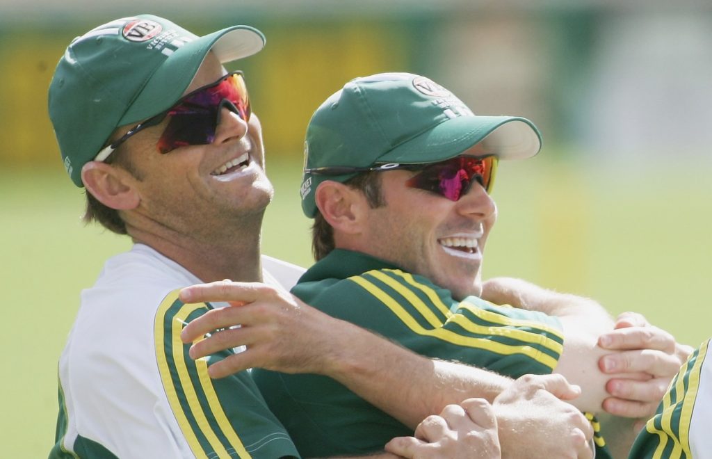Adam Gilchrist Damien Martyn 2006 Hamish Blair Getty Images