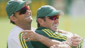 Adam Gilchrist Damien Martyn 2006 Hamish Blair Getty Images