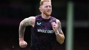 SYDNEY, AUSTRALIA - JANUARY 02: England captain Ben Stokes warms up during an England Test cricket squad training session at Sydney Cricket Ground on January 02, 2026 in Sydney, Australia. (Photo by Gareth Copley/Getty Images)