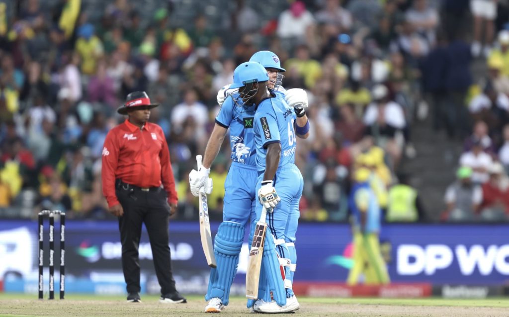 Dewald Brevis Sherfane Rutherford 17 January 2026 Arjun Singh Sportzpics