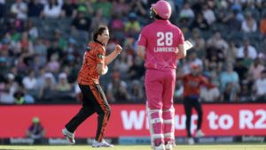 James Coles wicket 23 January 2026 Arjun Singh Sportzpics
