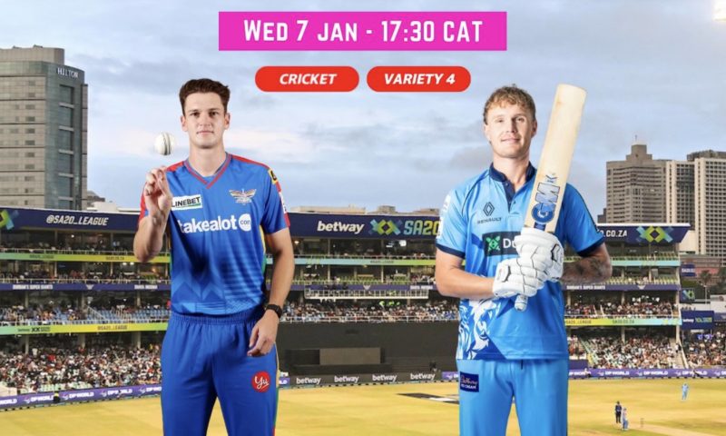 LIVE: Durban's Super Giants vs Pretoria Capitals