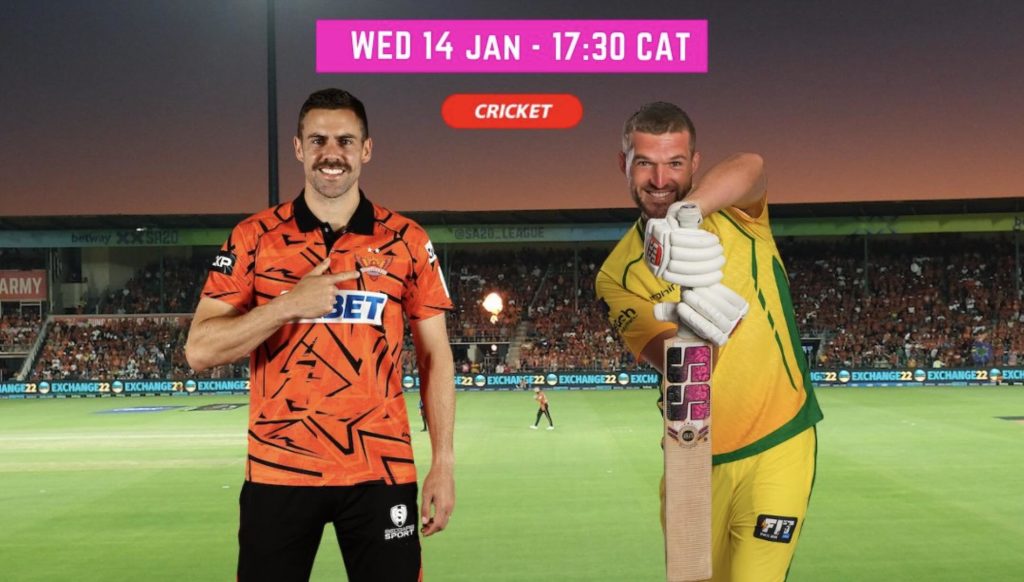 LIVE- Sunrisers Eastern Cape vs Joburg Super Kings