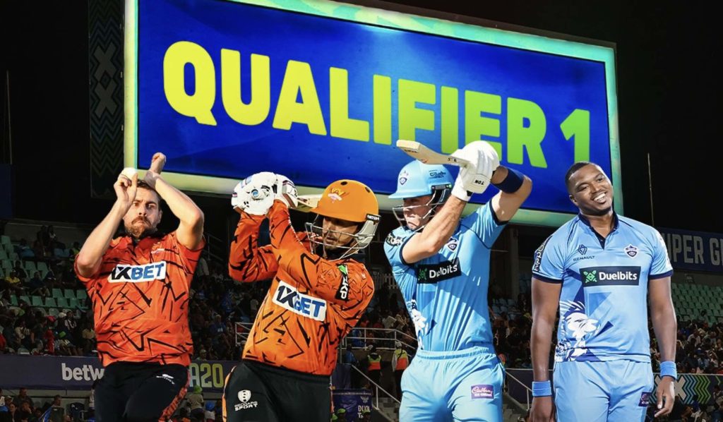 LIVE Sunrisers Eastern Cape vs Pretoria Capitals Qualifier 1