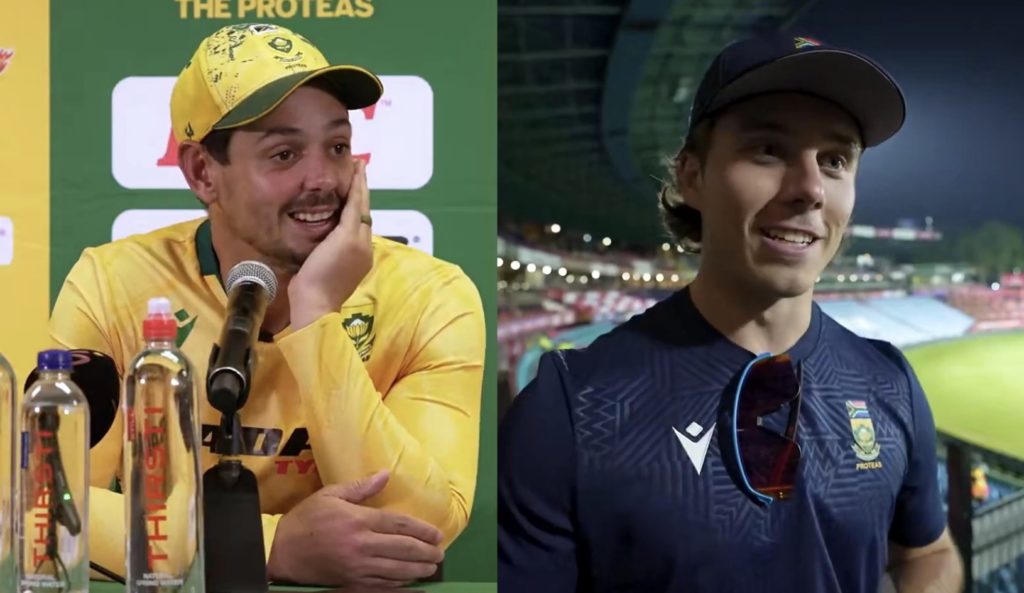 Quinton de Kock Dewald Brevis bat