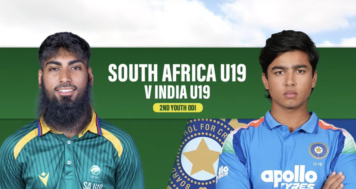 WATCH LIVE SA U19 vs India U19 2nd YODI