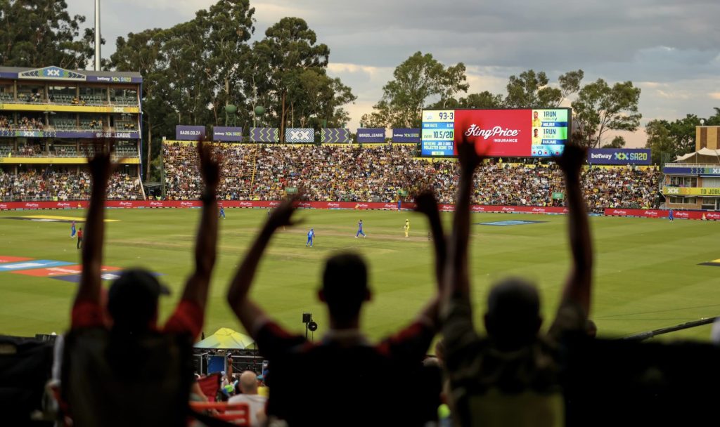 Wanderers fans crowd 1 January 2026 Carl Fourie SA20