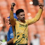 Keshav Maharaj 11 February 2026 Surjeet Yadav ICC via Getty Images
