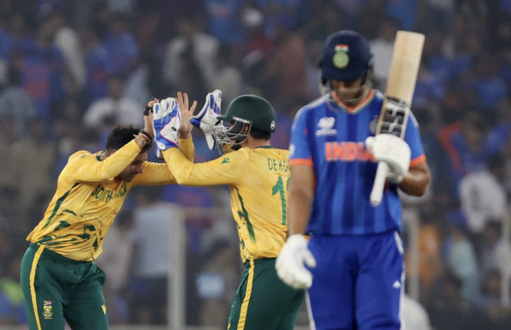 Keshav Maharaj Rinku Singh 22 Feb 2026 Amit Dave Reuters