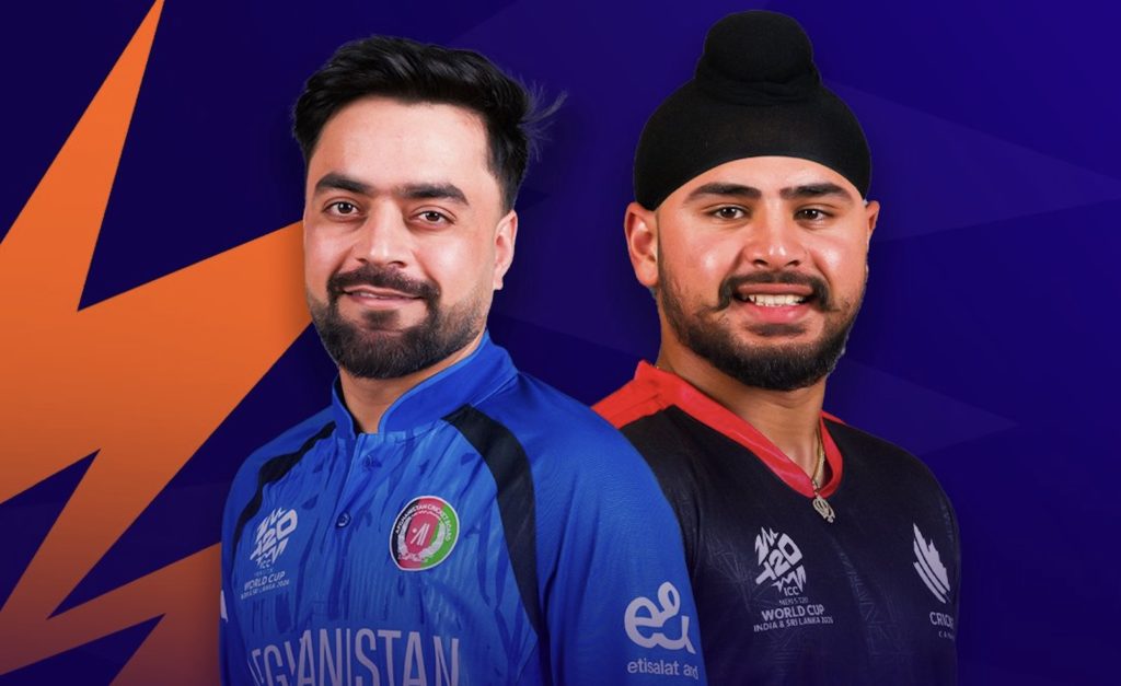 LIVE Afghanistan vs Canada T20 World Cup