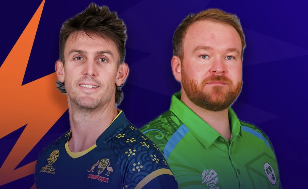 LIVE Australia vs Ireland T20 World Cup