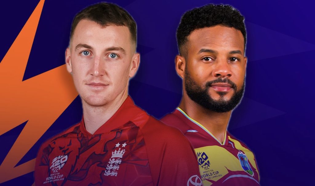 LIVE England vs West Indies T20 World Cup