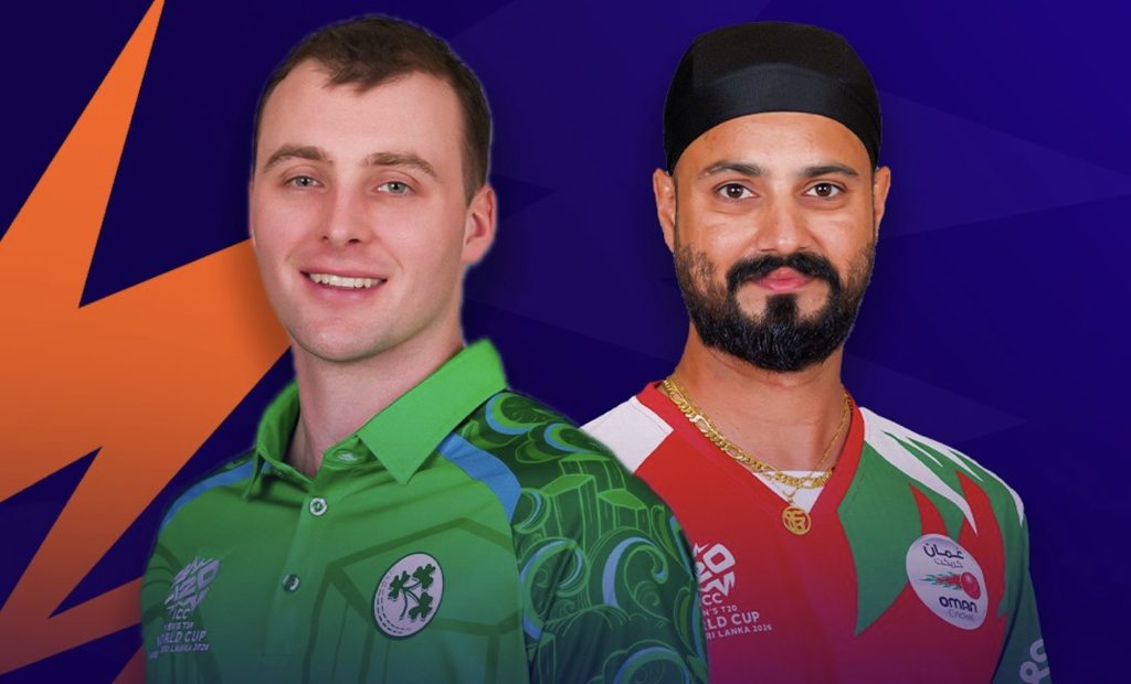 LIVE Ireland vs Oman T20 World Cup