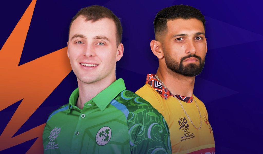 LIVE Ireland vs Zimbabwe T20 World Cup