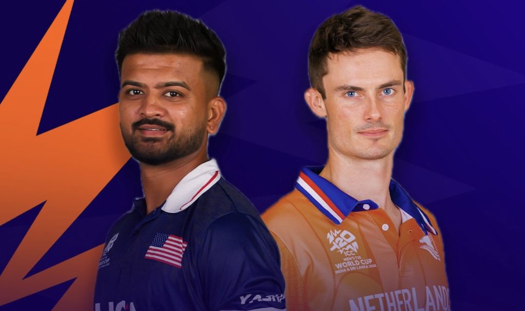 LIVE USA vs Netherlands T20 World Cup
