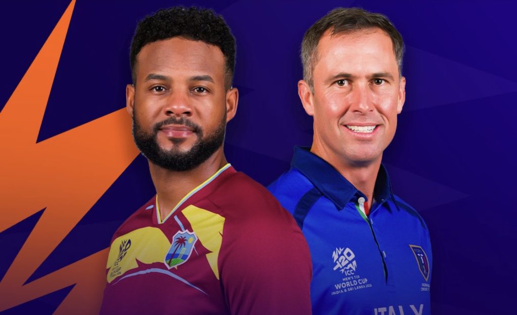 LIVE West Indies vs Italy T20 World Cup