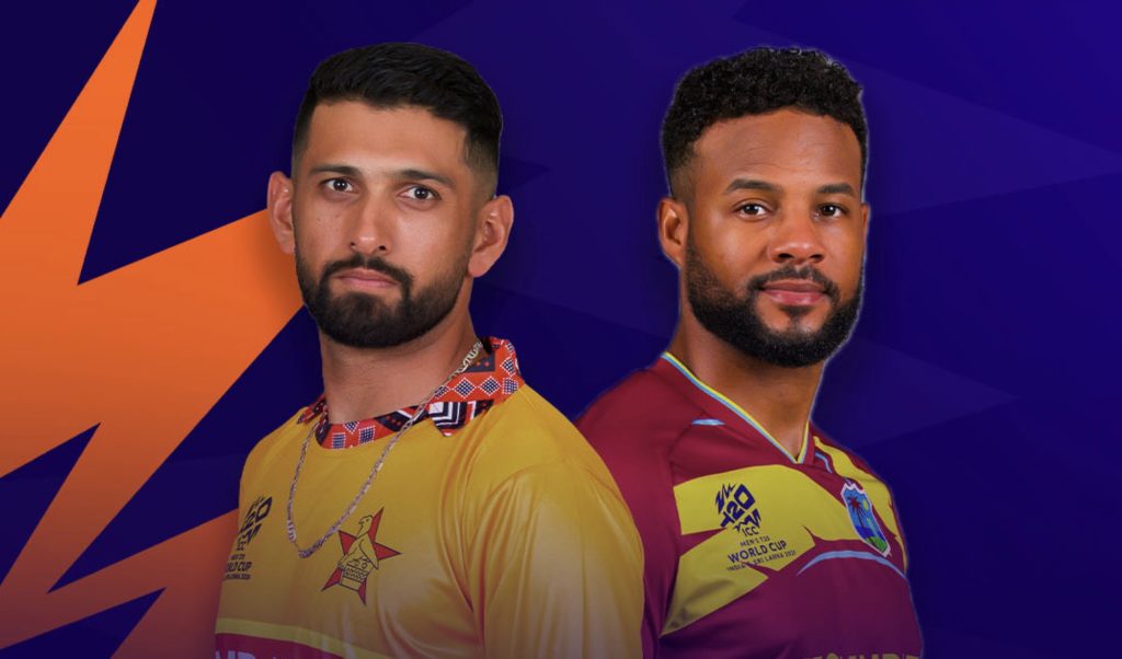 LIVE Zimbabwe vs West Indies T20 World Cup