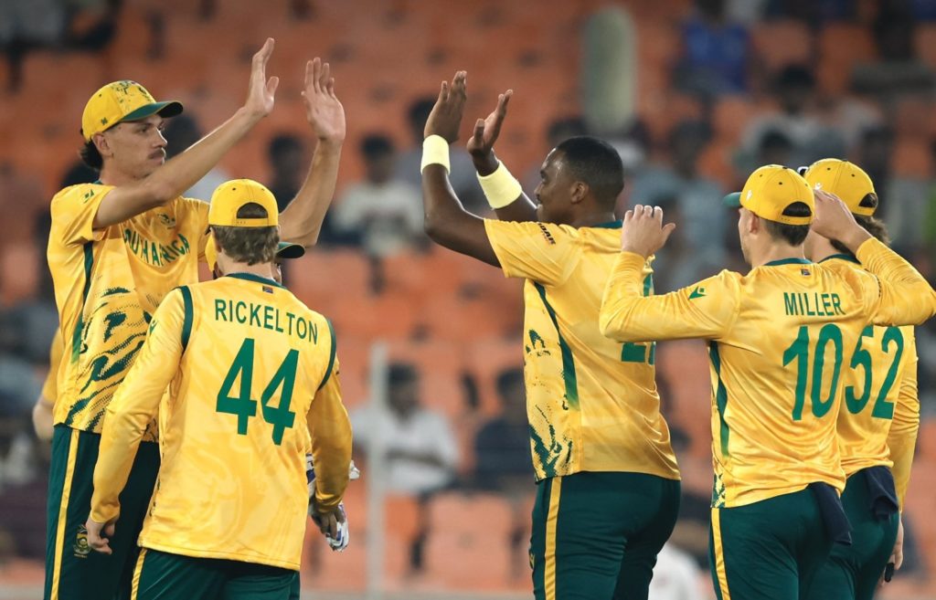 Lungi Ngidi Proteas wicket 9 Feb 2026 @ProteasMenCSA