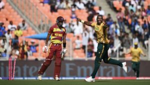 Lungi Ngidi Roston Chase 26 February 2026 Prakash Singh Getty Images