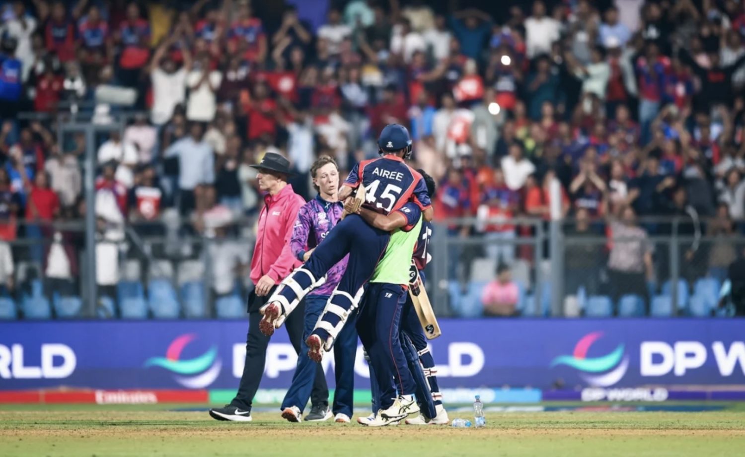 Nepal celebrate 17 Feb 2026 Getty Images