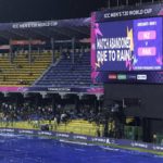 R Premadasa Stadium rain on 21 February 2026 Robert Cianflone Getty Images