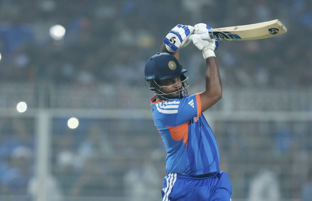 Sanju Samson shot 1 March 2026 Pankaj Nangia Getty Images