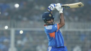 Sanju Samson shot 1 March 2026 Pankaj Nangia Getty Images