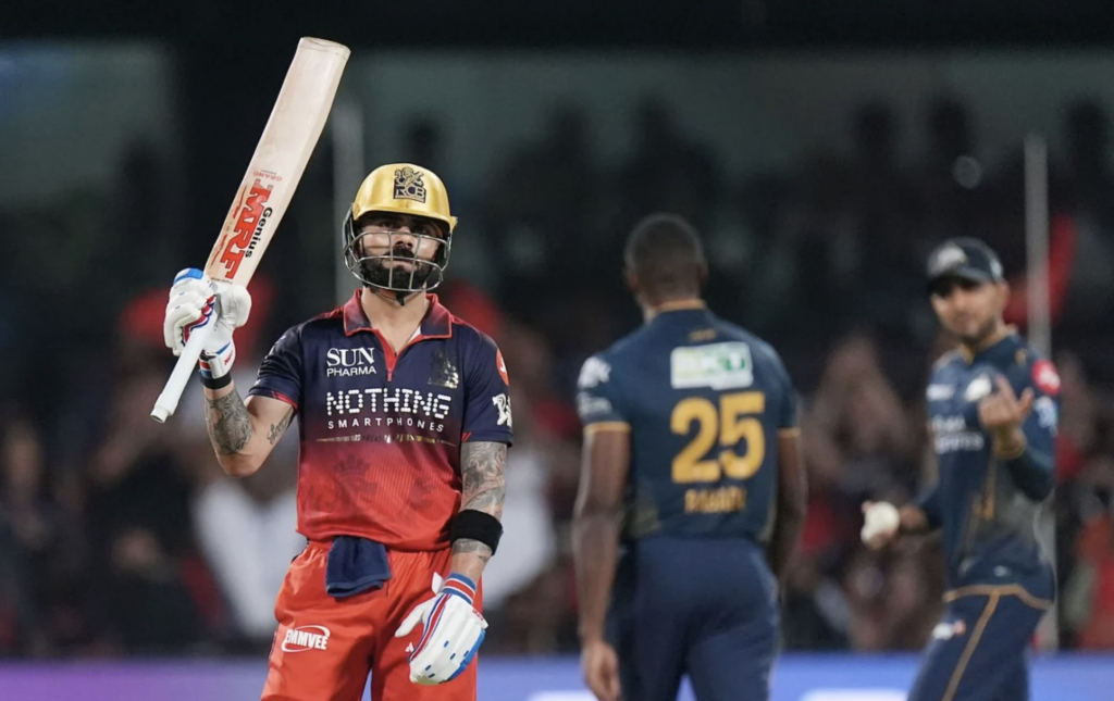 Kohli repels Rabada in RCB run chase