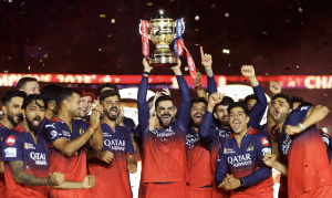 RCB Kohil IPL trophy 2025 Pankaj Nangia Getty Images