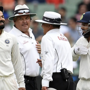 Marais Erasmus Virat Kohli