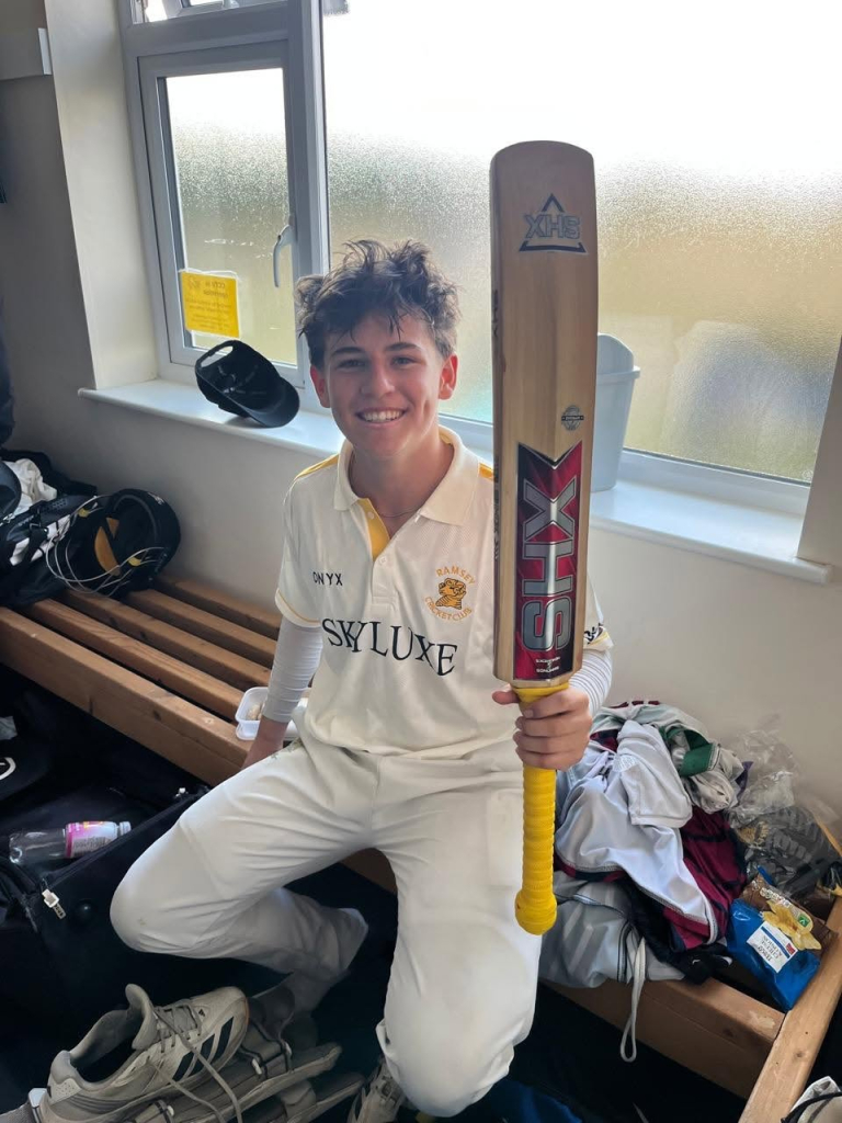 Brown, 13, makes men’s league century in England