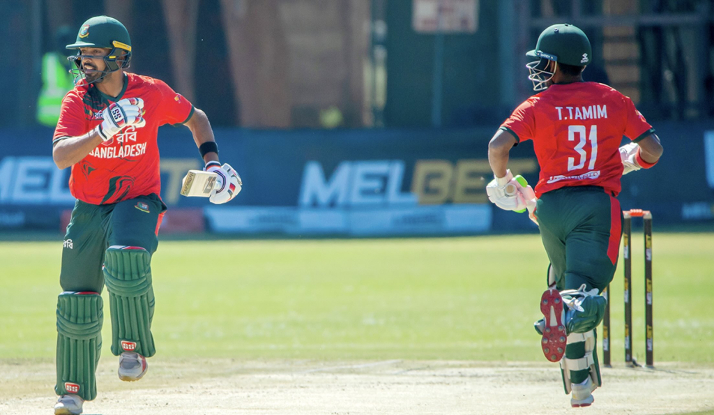 Bangladesh level Zimbabwe T20I series