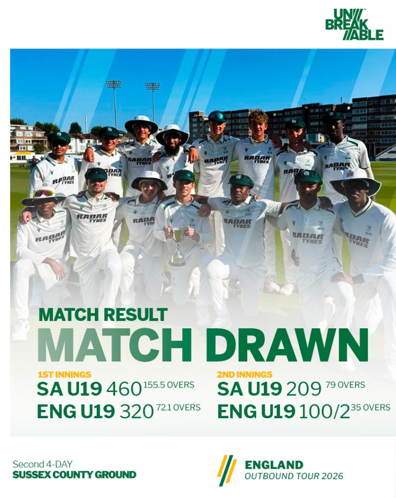 Rowles leads SA U19s to England series win